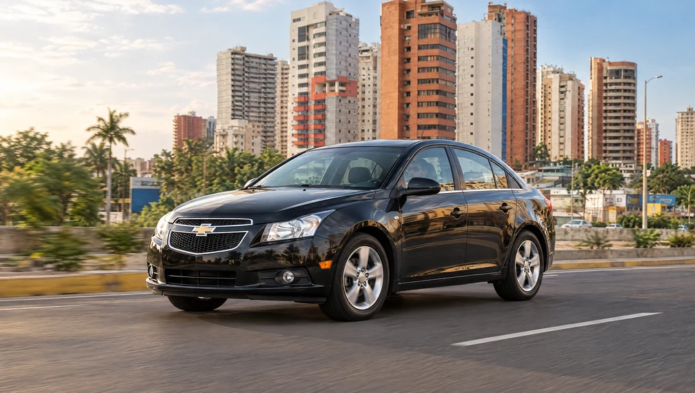 Chevrolet Cruze, in an illustrative scene of Maracaibo